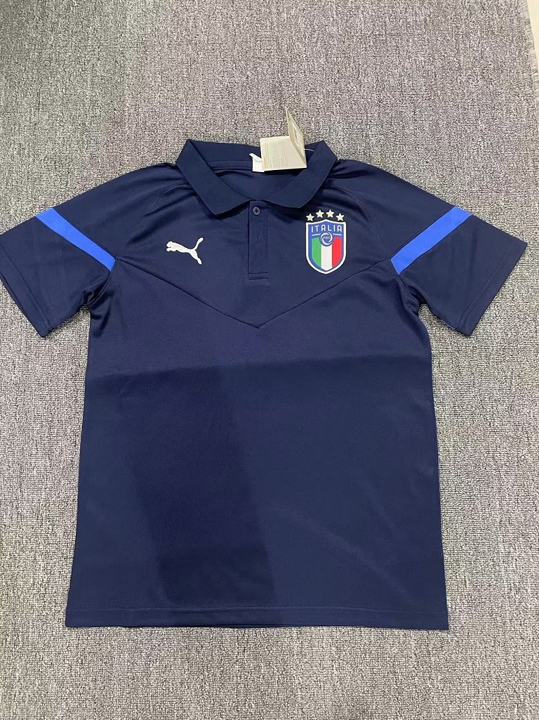 AAA Quality Italy 23/24 Navy Blue Polo Shirts